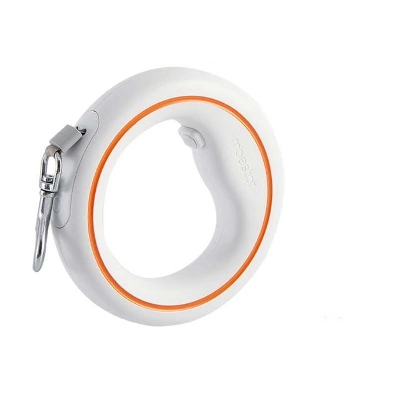 Guia Retrátil Circular com Fivela de Metal e Trava Inovadora para Praticidade e Segurança