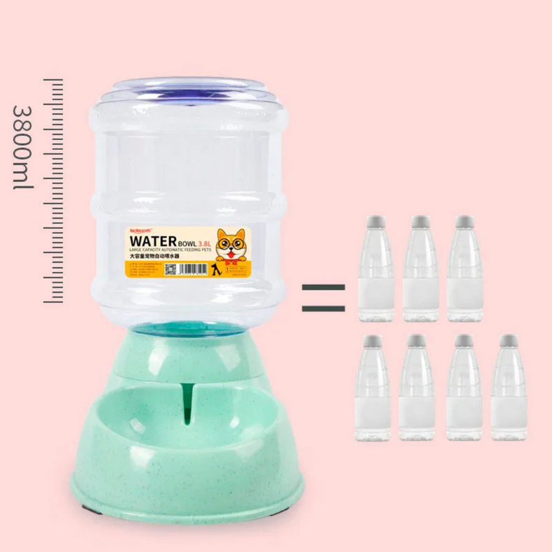 Dispenser Automático de Água e Ração para Pets 3,8 Litros – Praticidade e Conforto na Alimentação do Seu Melhor Amigo