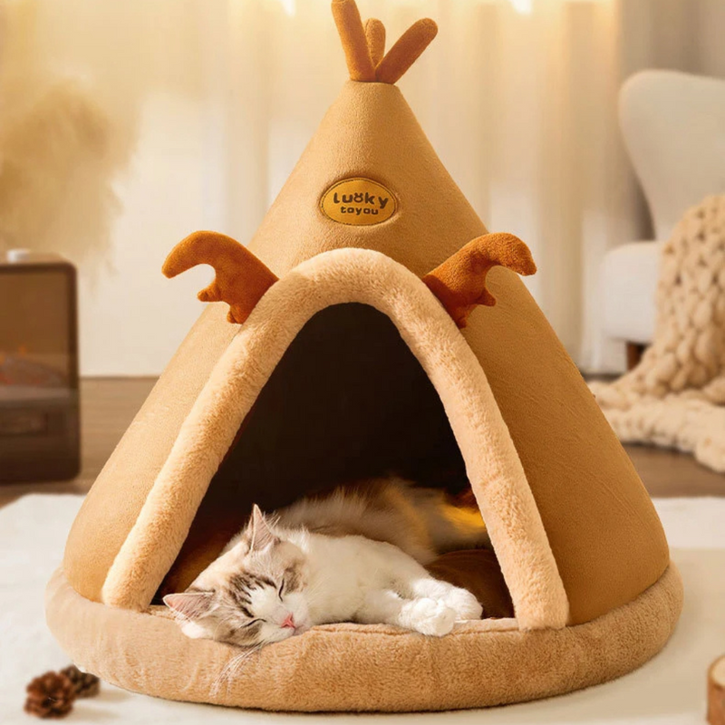 Cabana Aconchegante para Pets com Almofada Confortável