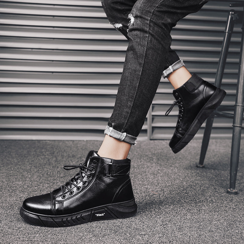 Bota Masculina de Couro Italiano Premium