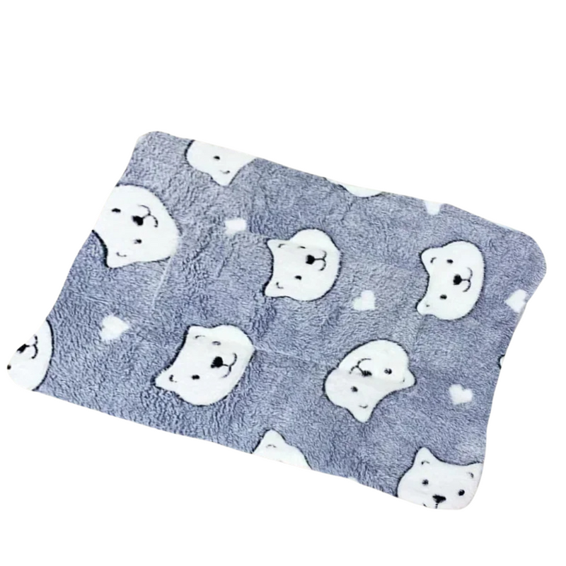 Cobertor de Veludo Confortável para Cães e Gatos – Manta e Almofada em Um