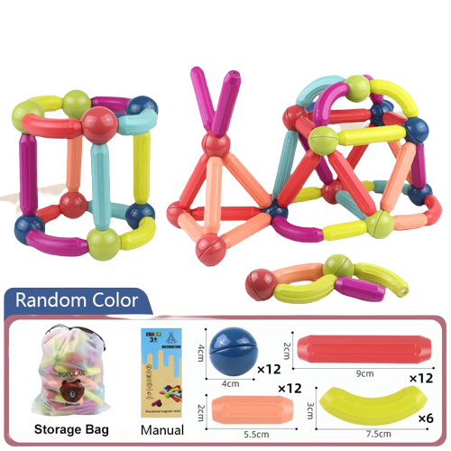 Brinquedos Magnéticos Educativos – Estimule a Criatividade e Foco com Bolas Interativas