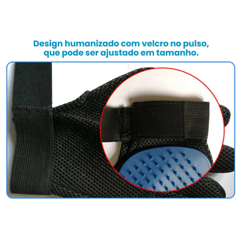 Luva Magnética Para Remoção de Pelos de Cães e Gatos – Conforto e Praticidade no Dia a Dia