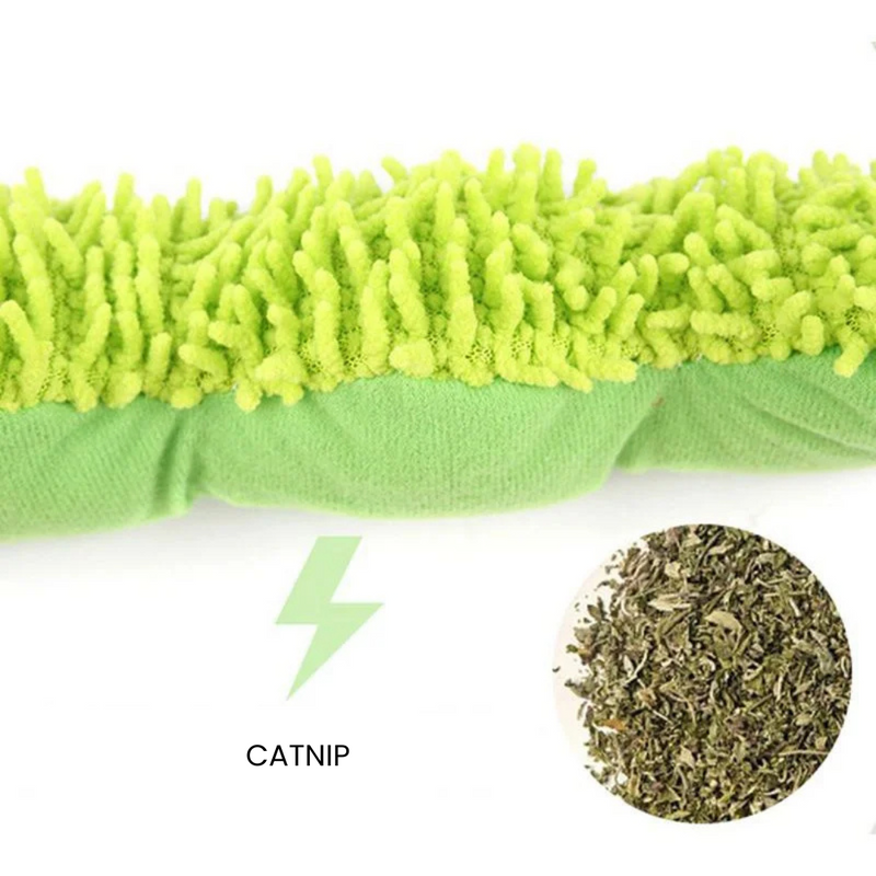 Caterpillar Catnip Chew Toy para Conforto e Diversão dos Gatos