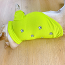 Confortável Roupinha de Polo com Botões para Pugs e Buldogues