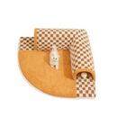 Túnel Tapete Confortável para Gatos com Bolinhas para Arranhar