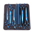 Kit Profissional de Tesouras e Pente para Banho e Tosa Purple Dragon com Estojo – Transforme a Experiência do Seu Pet