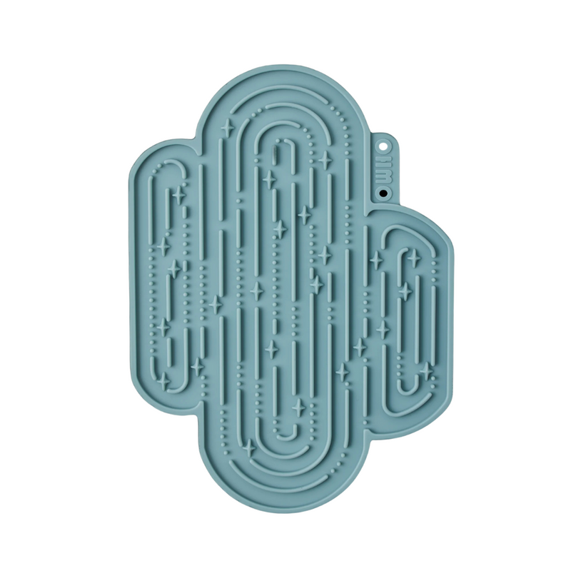 Cacto Interativo: Tapete de Lamber para Alimentação Divertida de Cachorros