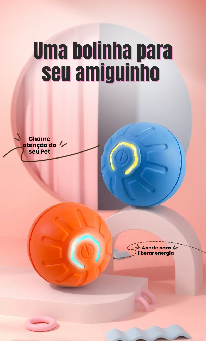 **Brincadeira Inteligente e Interativa para Pets com Revestimento em Silicone**