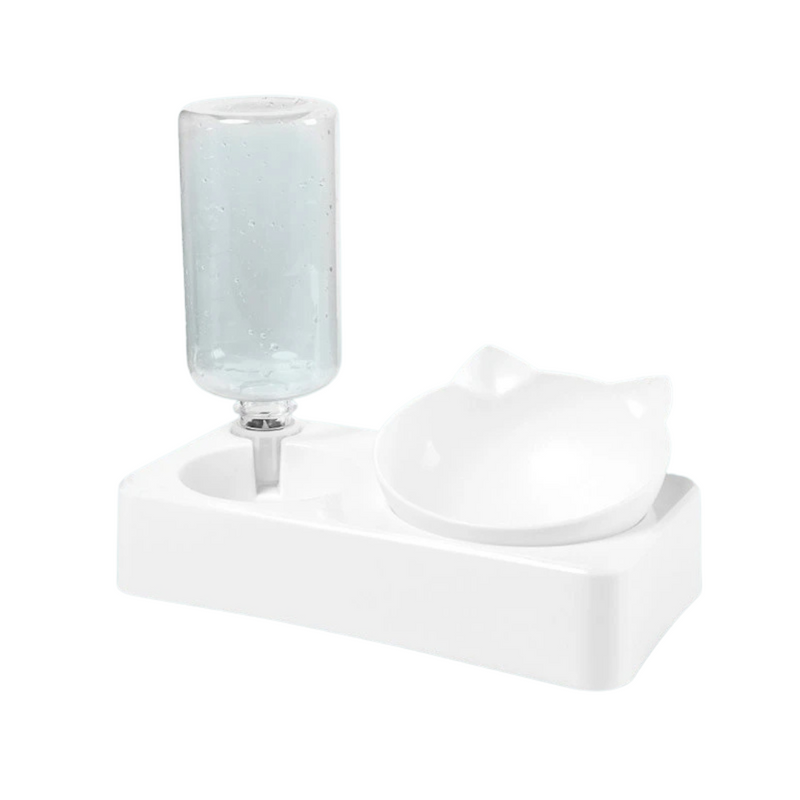 Comedouro e Bebedouro Elevado Ergonômico Duplo para Cães e Gatos – Conforto e Praticidade na Alimentação