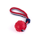 Brinquedo Interativo para Cães: Bolinha com Corda Puxador Resistente e Mordedor