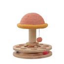 Mesa Giratória com Cogumelo Arranhador: Diversão e Conforto para Gatos
