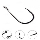 Kit de Anzóis em Aço Carbono - 100 ou 500 Unidades para Sucesso na Pesca