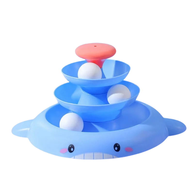 Torre Interativa com Bolinhas: Diversão e Estímulo para Gatos