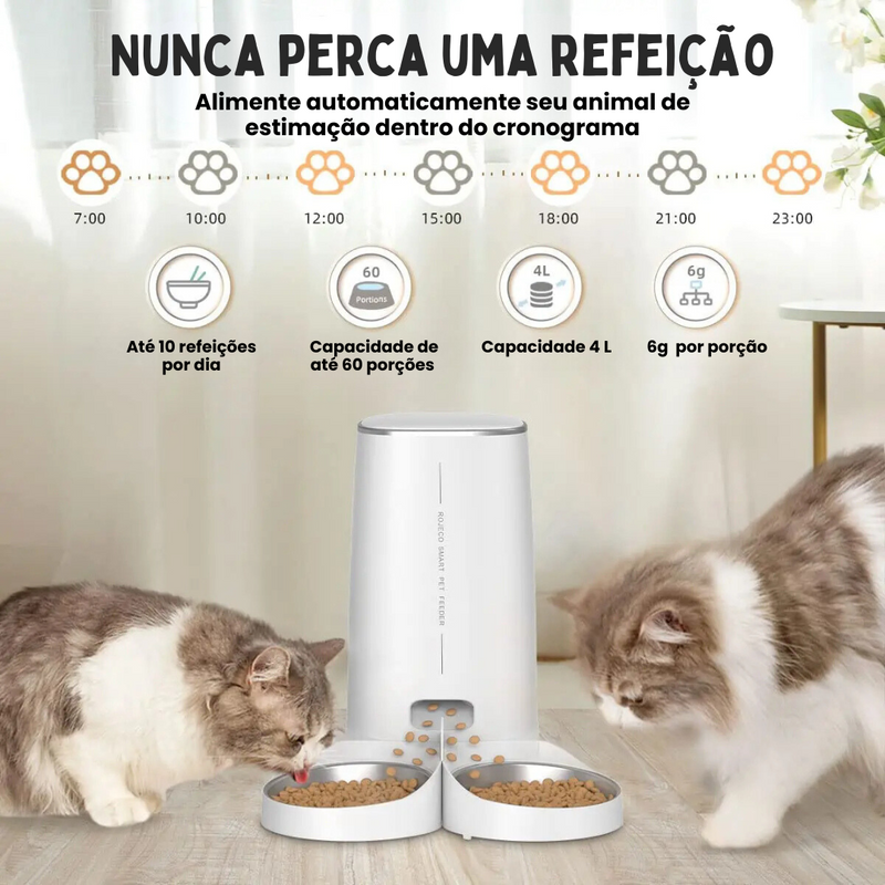 Alimentador Inteligente para Pets: Conforto e Praticidade na Palma da Sua Mão