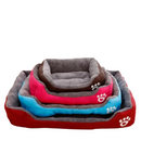 Almofada Quadrada Flanelada Para Cama Com Tecido Oxford Durável