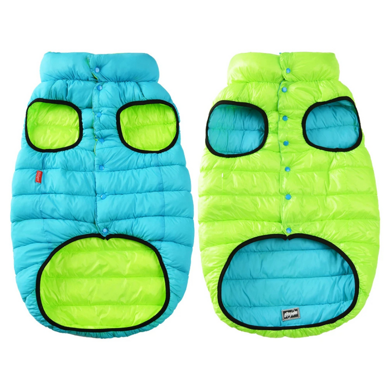 Casaco Reversível de Inverno para Pets: Conforto Impermeável em Duas Estações