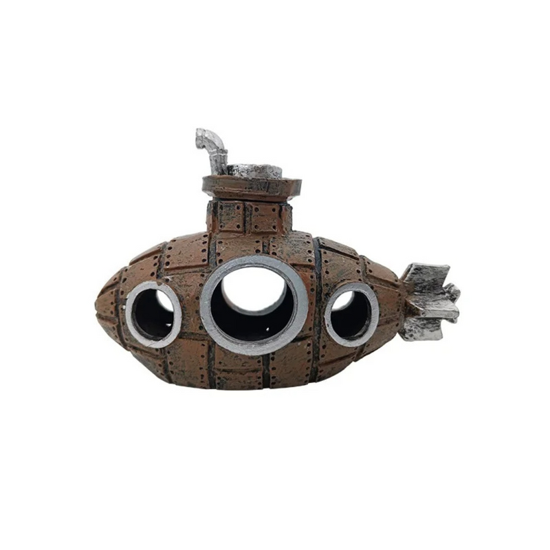 Submarino Decorativo para Transformar Seu Aquário em um Mundo Submerso