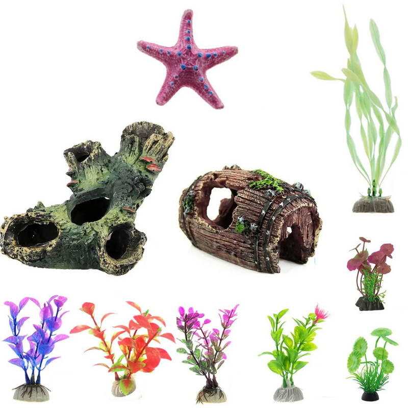 Decoração Charmosa com Barril para Transformar Seu Aquário em um Paraíso Subaquático