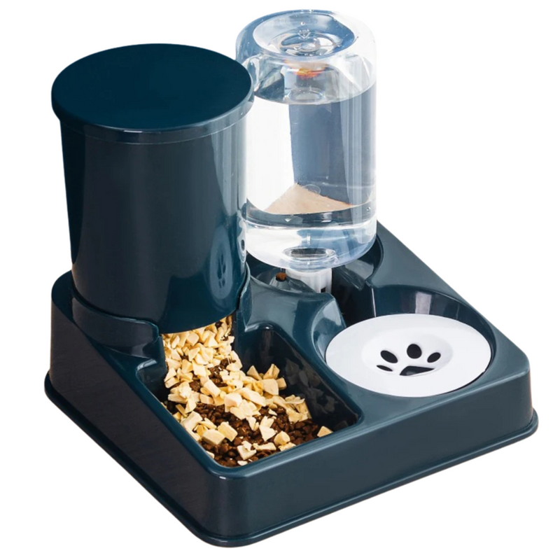 Alimentador Automático e Bebedouro 2 em 1: Praticidade e Conforto para Seu Pet