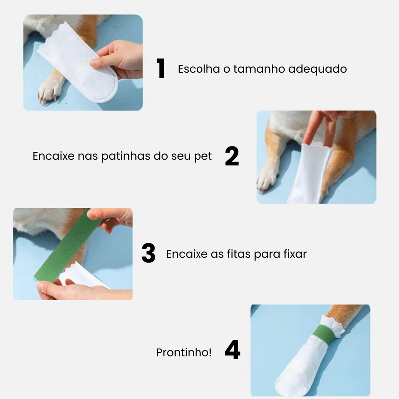 Sapatos Meias Pet Descartáveis: Conforto e Proteção à Prova D'Água