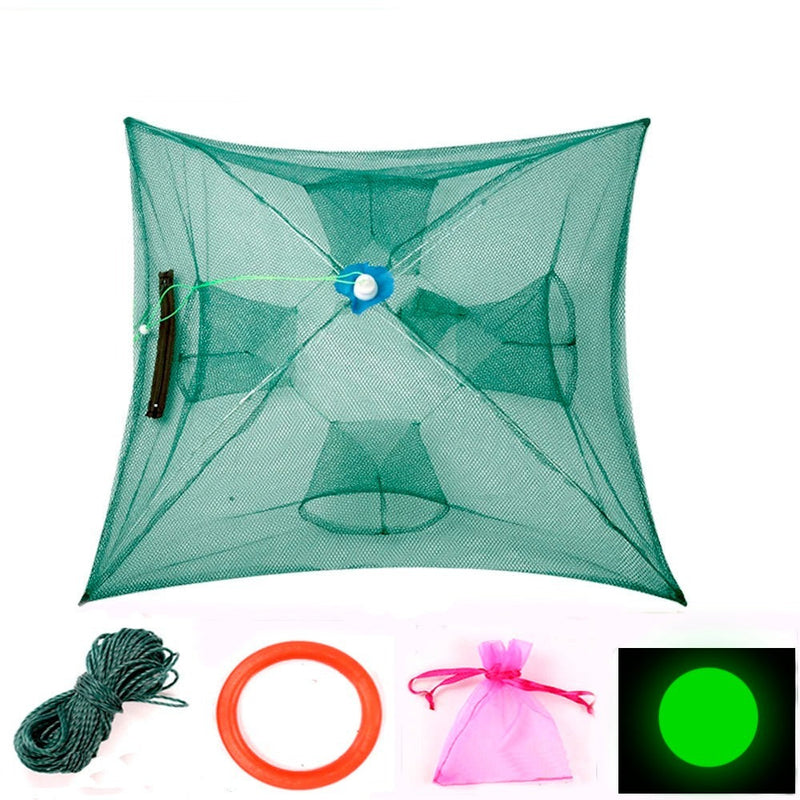 Armadilha Automática Portátil Para Peixes e Camarões – Versatilidade de 4 a 20 Buracos