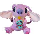 Pelúcia Confortável Stitch com Xepa Scrump para Aconchego e Diversão