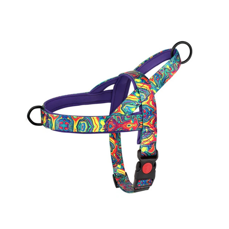 Coleira Peitoral Confortável para Cachorros com Duas Argolas de Guia