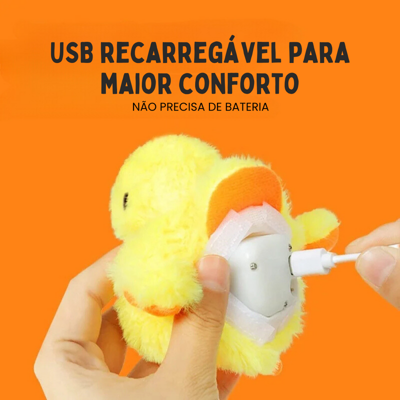 Brinquedo Interativo Elétrico Pintinho: Diversão e Estímulo para Gatos