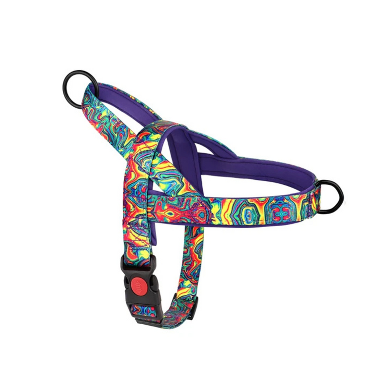 Coleira Peitoral Confortável para Cachorros com Duas Argolas de Guia