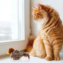 Brinquedo Elétrico Para Gatos: Passarinho com Som que Estimula a Diversão e o Instinto de Caça