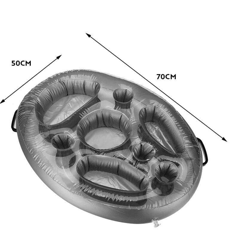 Bandeja Flutuante para Piscina Inflável com Alça Bar Pool