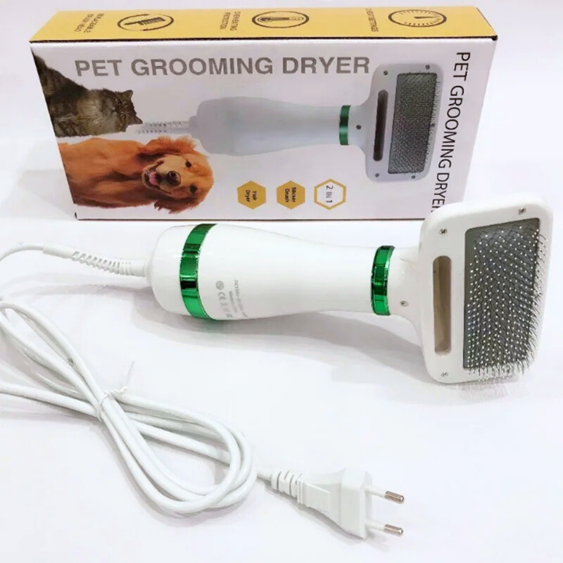 Escova Secadora 2 em 1 para Pets: Praticidade e Conforto no Banho e Tosa