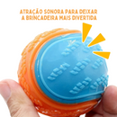 Bola de Borracha Sonora para Diversão do Seu Cachorro