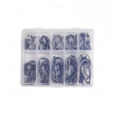 Kit de Anzóis em Aço Carbono - 100 ou 500 Unidades para Sucesso na Pesca