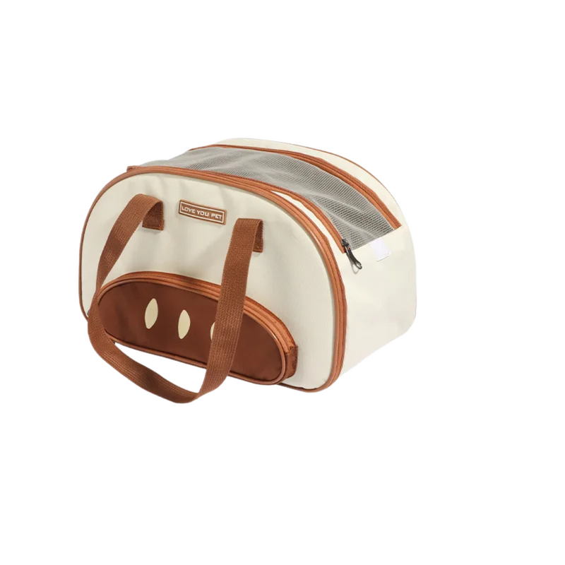 Bolsa de Transporte Pet Confortável com Alças e Bolsos Práticos