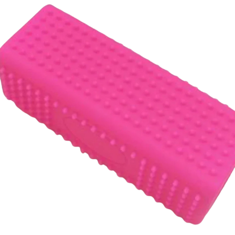 Escova de Silicone para Remoção Prática de Pelos