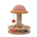 Mesa Giratória com Cogumelo Arranhador: Diversão e Conforto para Gatos
