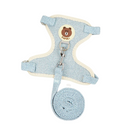 Coleira Peitoral Confortável com Guia para Coelhos - Explore com Segurança