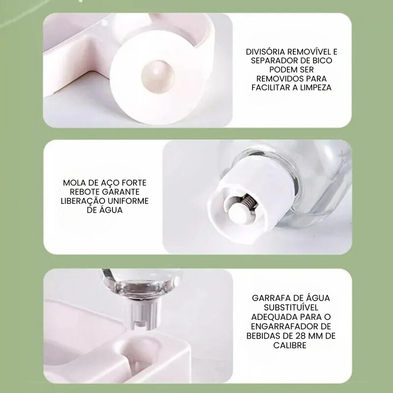 Conforto e Praticidade: Comedouro e Bebedouro Automático Duplo para Pets