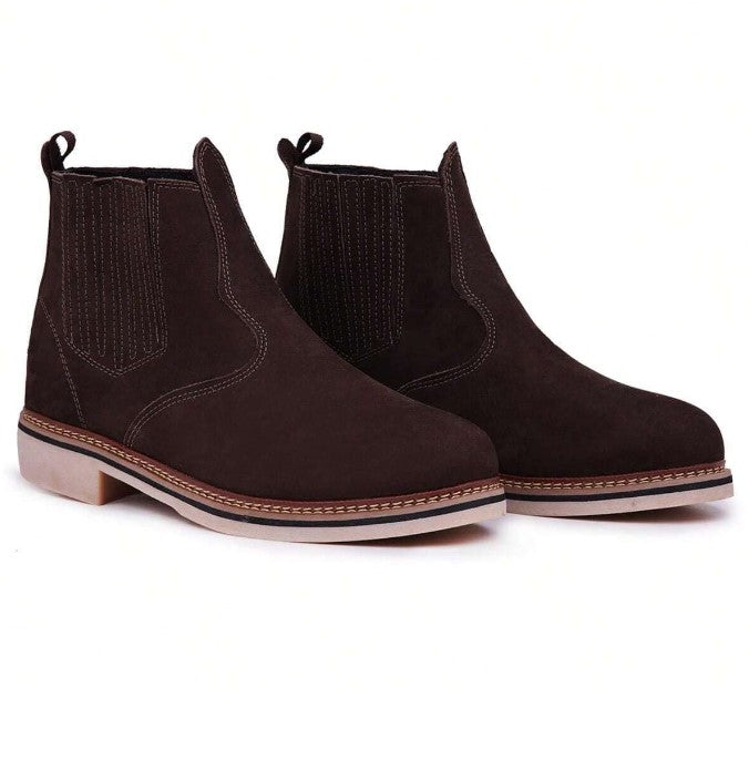 Bota Masculina Country Couro Selvagem