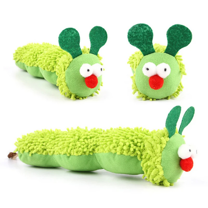 Caterpillar Catnip Chew Toy para Conforto e Diversão dos Gatos
