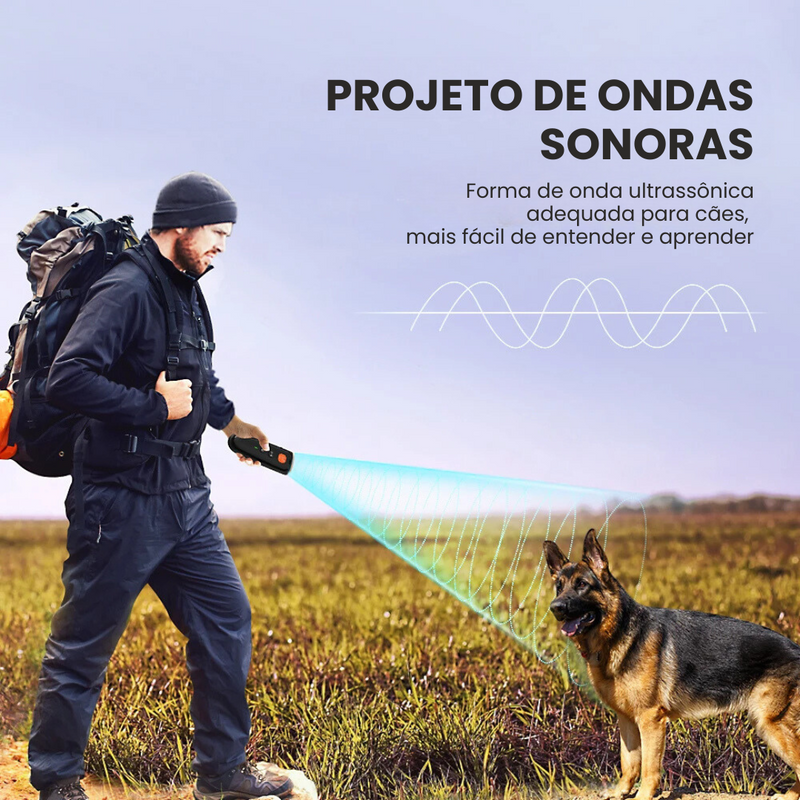 Apito Ultrassônico Para Treinamento e Proteção Contra Ataques de Cães