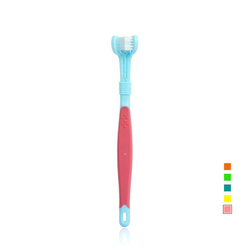 Escova Dental Pet Triflex para Cuidados Gengivais Confortáveis