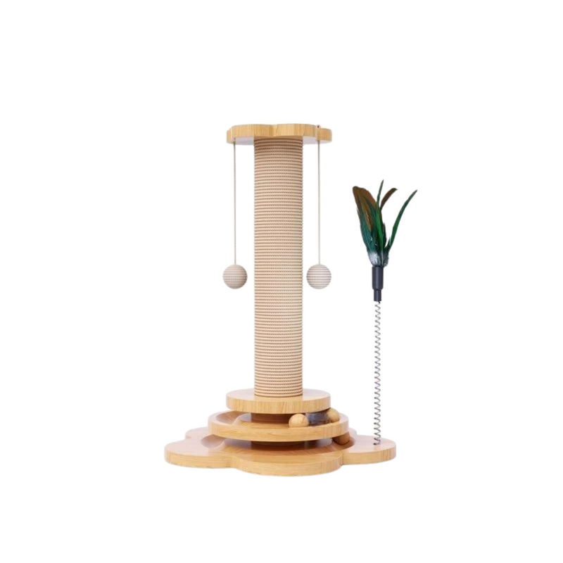 Arranhador Divertido com Bolinhas para Gatos: Estímulo e Conforto para Seu Pet