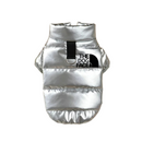 Jaqueta Puffer Impermeável para Pets The Dog Face com Alça Prática para Passeios Confortáveis