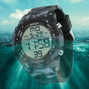 Relógio Digital Militar Camuflado Sanda: Estilo e Durabilidade à Prova d'Água