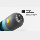 Suporte Prático para Sacos de Cata Caca com Lanterninha LED