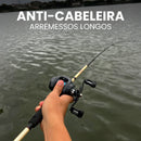 Carretilha Shimano YX200 Anti-Cabeleira Com Óculos Grátis Para Aumentar Seu Conforto Na Pesca