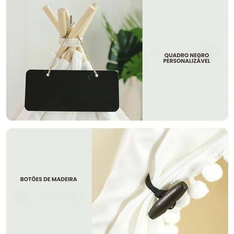 Refúgio Confortável Para Gatos e Cães: Cabana Tenda com Almofada